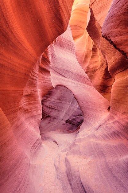 Vue sur Antelope Canyon, Page, Arizona, USA