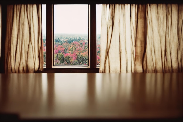 Vue d'un arbre avec des feuilles rouges en arrière-plan.