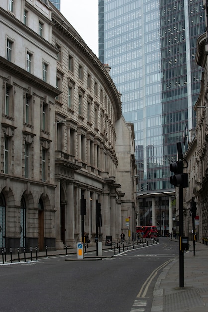 Vue de l'architecture du bâtiment dans la ville de Londres