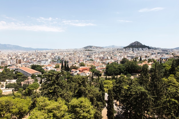 Vue d'Athènes et du mont Lycabette, Grèce