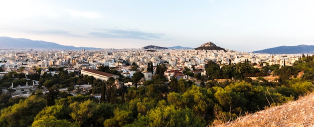 Vue d'Athènes et du mont Lycabette, Grèce