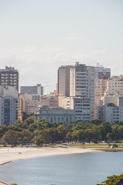 Vue de la baie de Botafogo à Rio de Janeiro