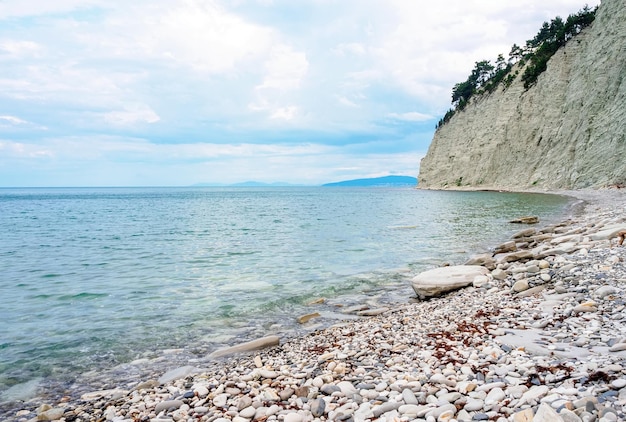 Vue de la baie et de la falaise