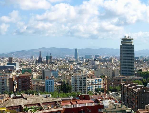 Vue de Barcelone