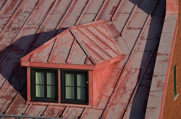 Vue à bas angle de l'ancien bâtiment