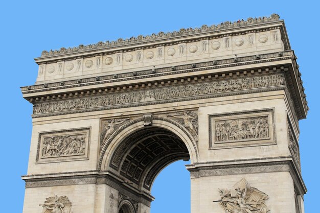 Photo vue en bas angle du bâtiment historique contre le ciel