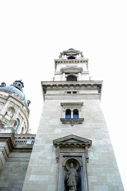 Vue en bas angle du bâtiment historique