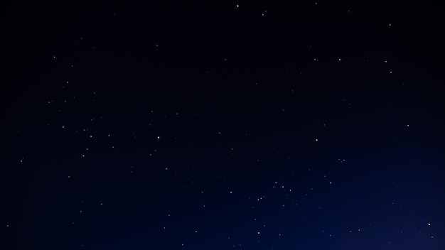 Photo vue à bas angle du champ d'étoiles contre le ciel la nuit