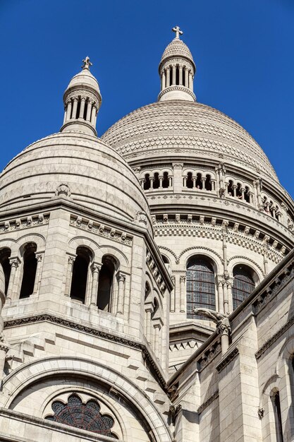 Photo vue en bas angle du sacré-coeur