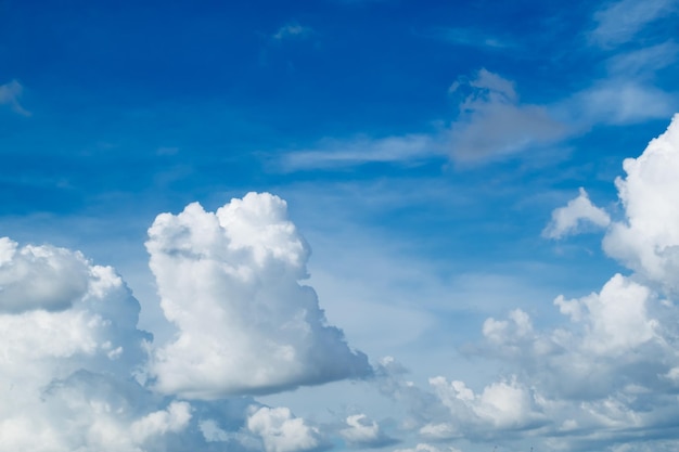 Vue à bas angle des nuages dans le ciel