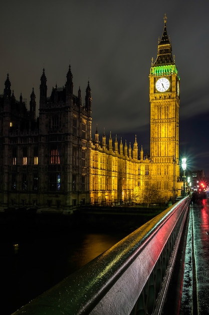 Vue de Big Ben la nuit