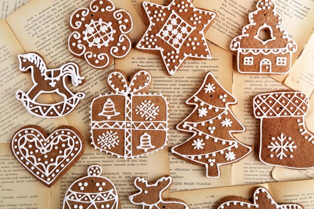 Vue des biscuits sur la table