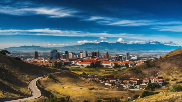 La vue sur Bogota depuis le mont Montserrat en Colombie