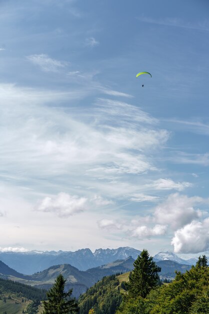 Vue sur la campagne depuis le mont Zwolferhorn