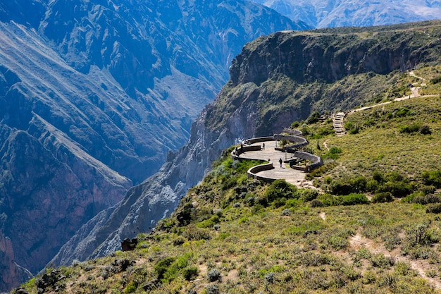 Vue sur le Canyon de Colca au Pérou