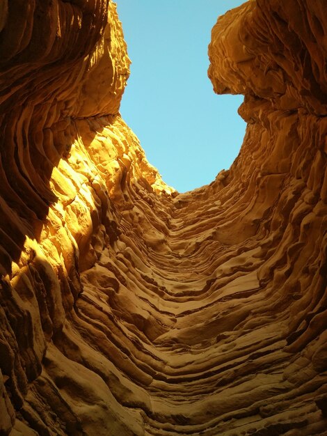 Photo vue d'un canyon