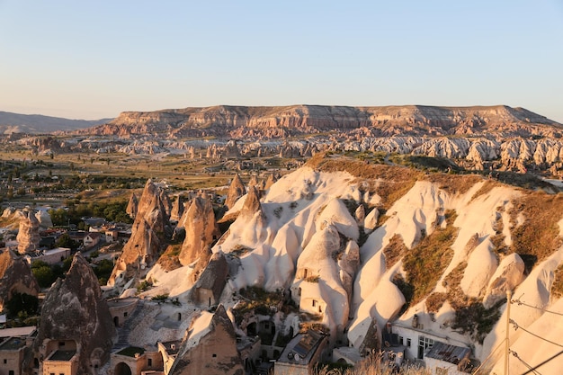 Vue de la Cappadoce en Turquie