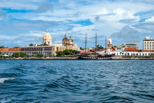 Vue de Carthagène des Indes, Colombie