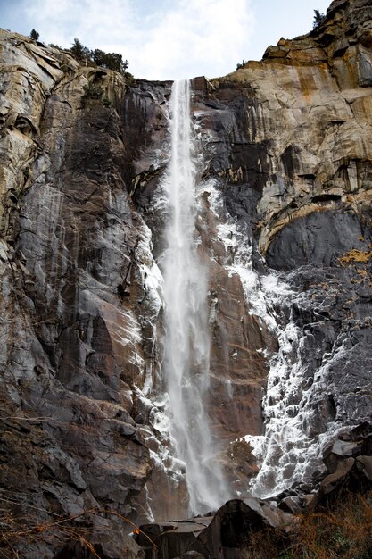 Photo vue de la cascade