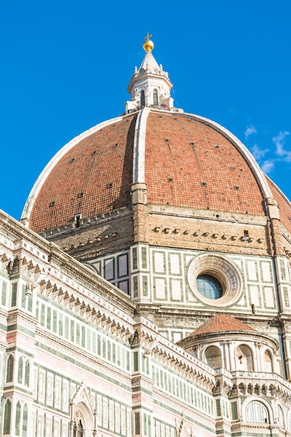 Vue de la cathédrale du Dôme Santa Maria del Fiore à Florence Italie