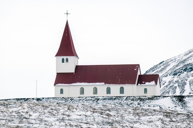 Vue de la Churh à Vik Islande