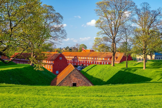 Vue de la citadelle du Kastellet à Copenhague DanemarkxA