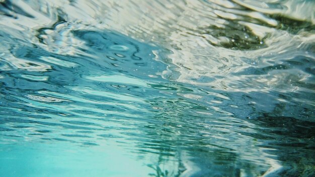 Photo vue complète de l'eau de mer