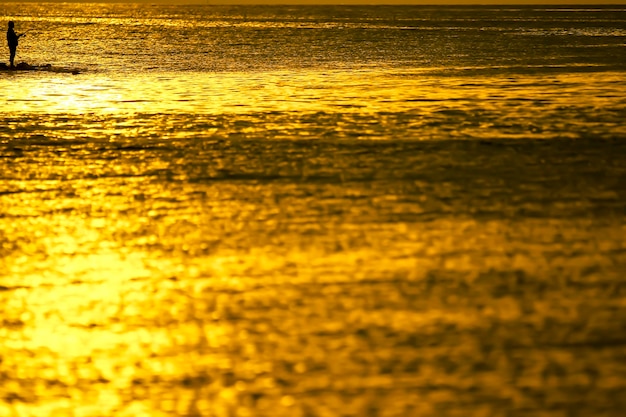 Photo vue complète de l'eau de mer