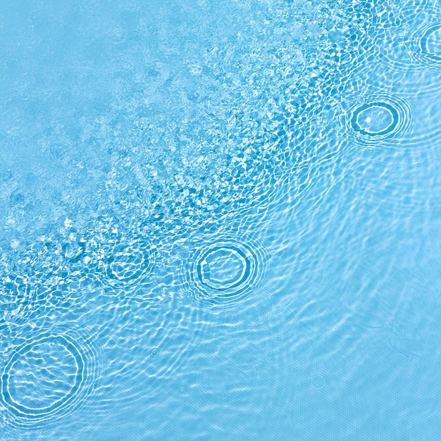 Vue complète de l'eau ondulée
