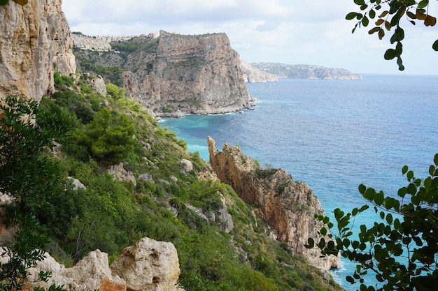 Une vue de la côte de Majorque