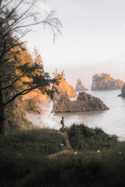 Vue de la côte ouest aux Etats-Unis