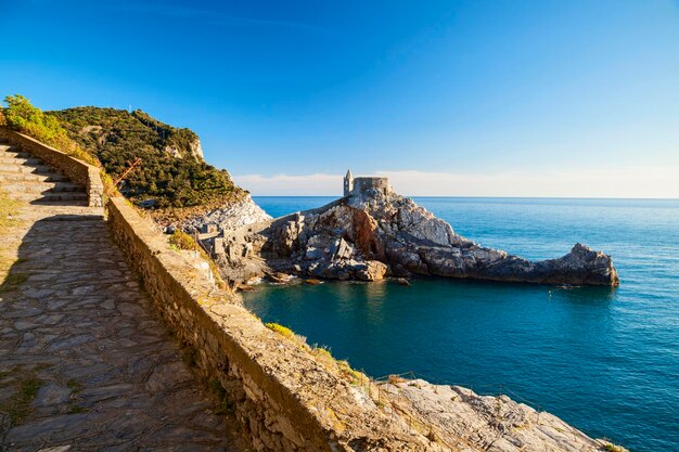 Vue sur la côte de Portovenere