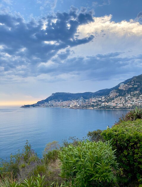 vue de la côte de la région mer