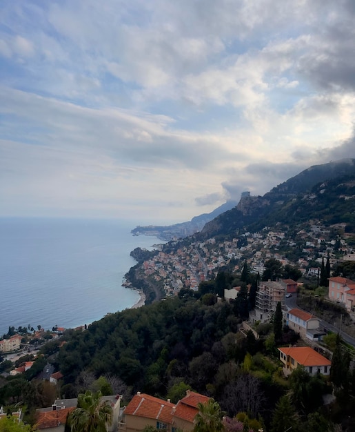 vue de la côte de la région mer