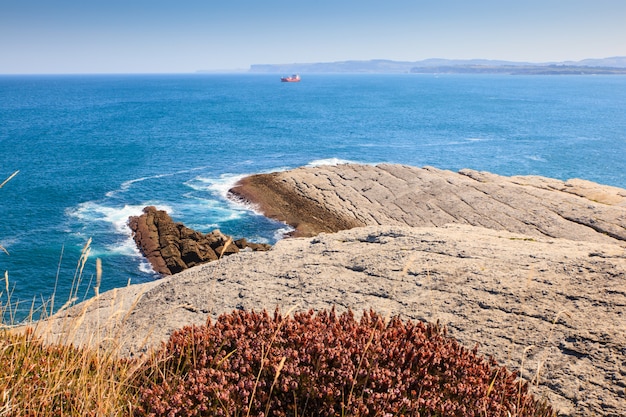 Vue de la côte de Santander