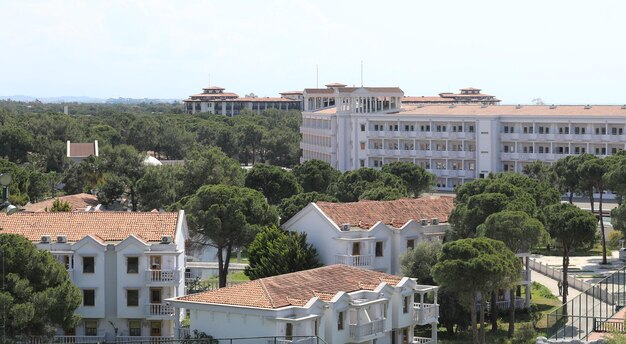 vue depuis le balcon du resort