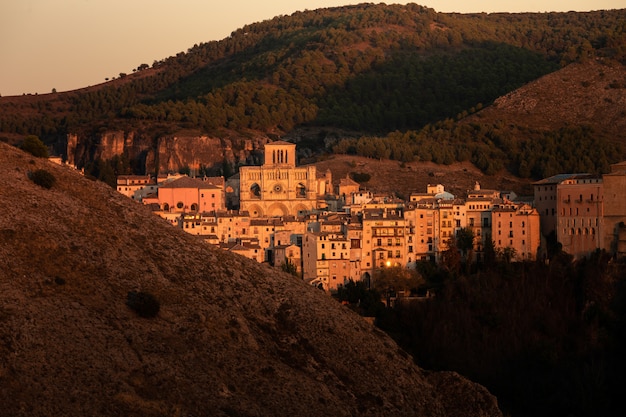 Vue depuis la capitale Cuenca dans la région de Castilla-La Mancha en Espagne.