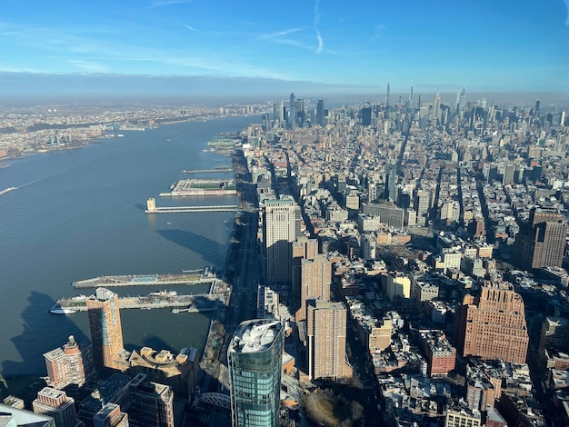 Vue depuis l'observatoire EDGE à Manhattan