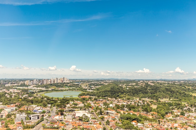 Vue depuis la tour panoramique de Curitiba