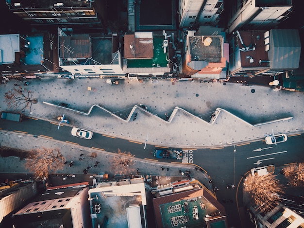 Vue de dessus de l'architecture à Séoul