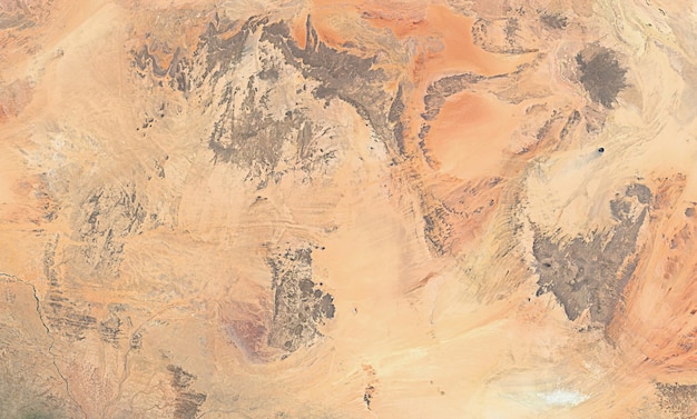 Vue de dessus du satellite texture sur l'Egypte