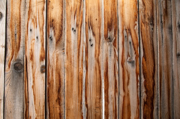 Vue de dessus de mur de texture en bois Vintage