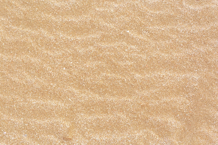 Photo vue de dessus de texture sable