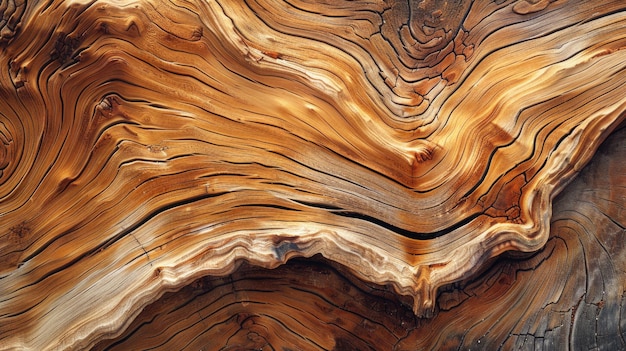 Photo vue détaillée d'un tronc d'arbre adapté aux milieux naturels