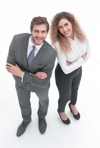 Photo vue des deux membres dirigeants de l'entreprise