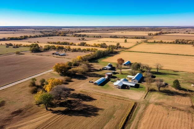 Vue Drone Ferme