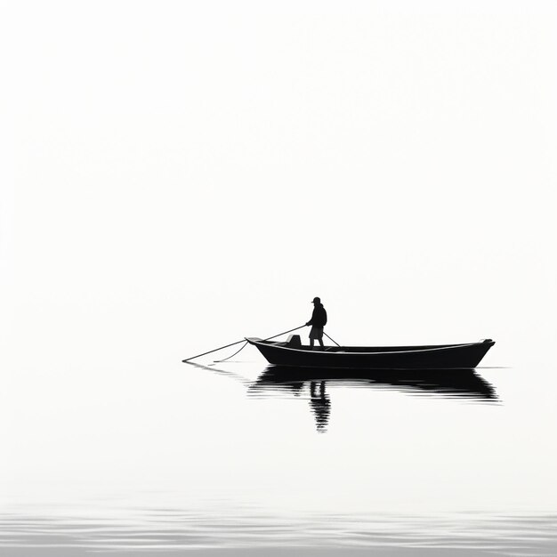 Photo vue du bateau sur l'eau