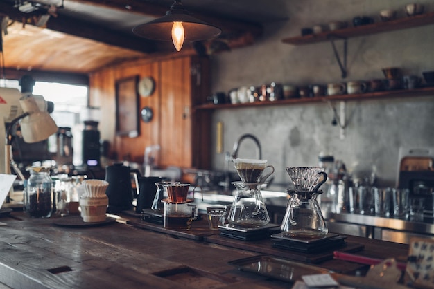 Vue du café dans le café