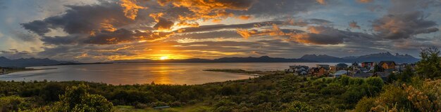 Vue du canal de Beagle Terre de feu Terre de feu Argentine