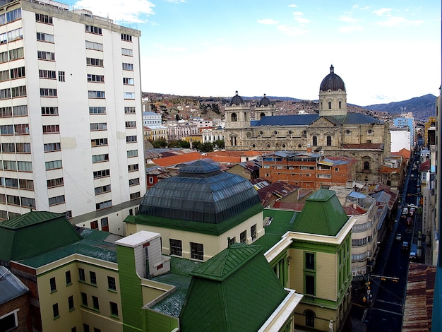 La vue du centre de La Paz Bolivie